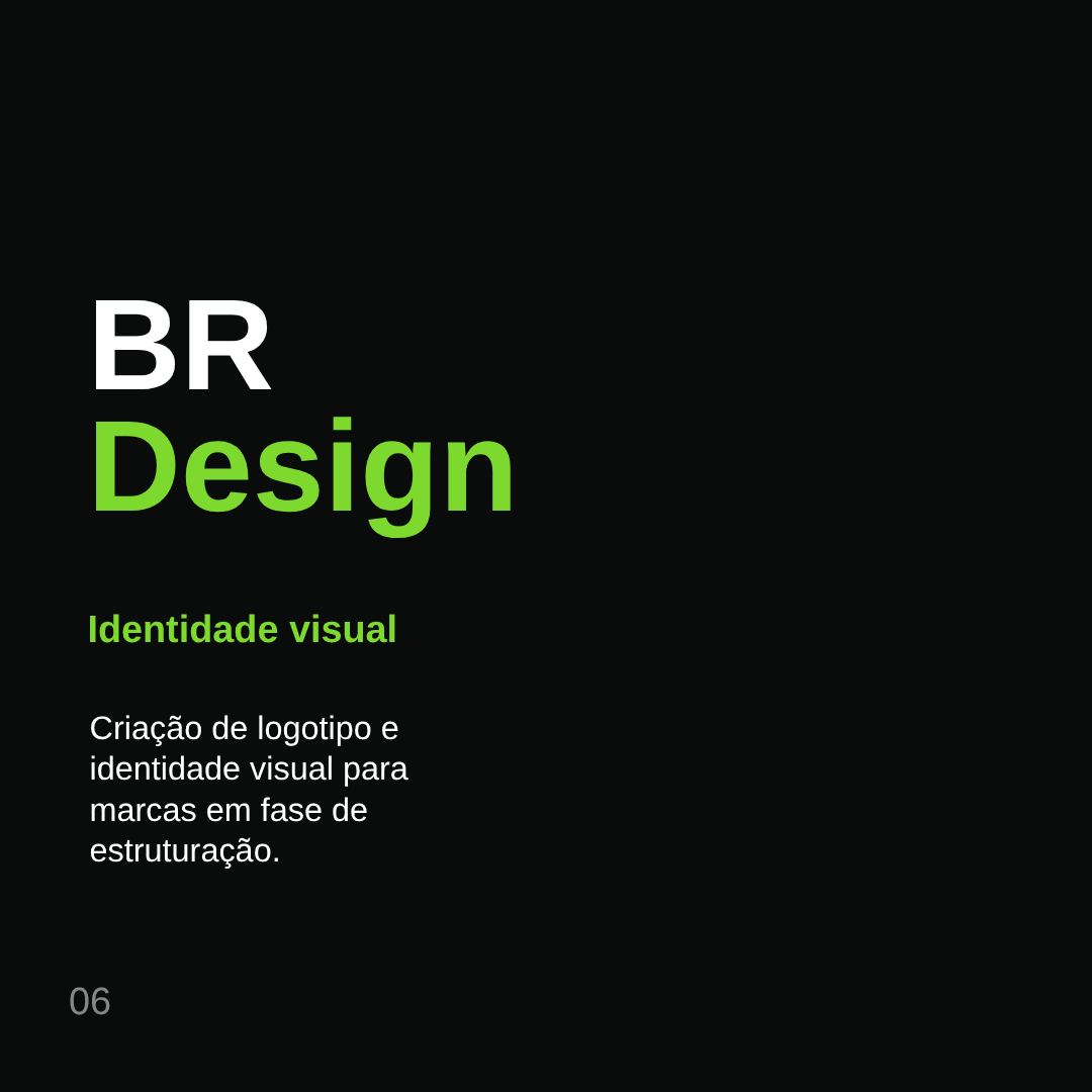 Card ilustrativo do portfólio: BR Design