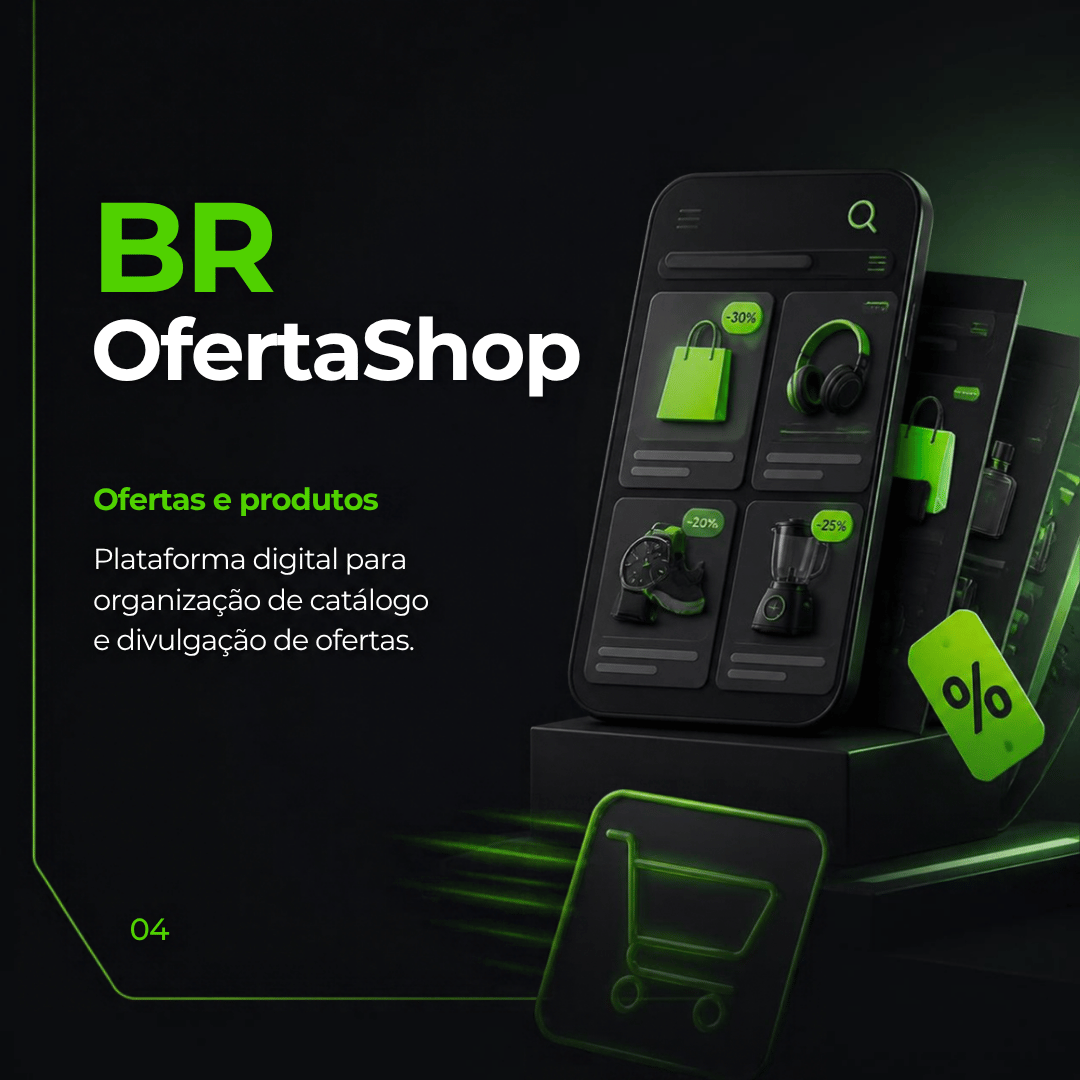 Card ilustrativo do portfólio: BR OfertaShop